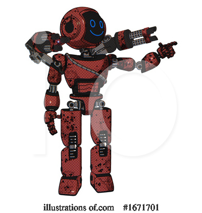 Royalty-Free (RF) Robot Clipart Illustration by Leo Blanchette - Stock Sample #1671701