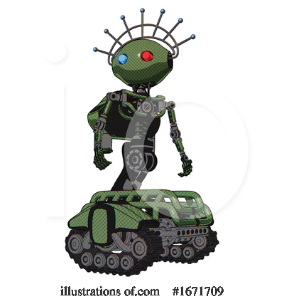 Royalty-Free (RF) Robot Clipart Illustration by Leo Blanchette - Stock Sample #1671709