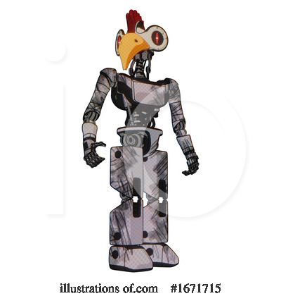 Royalty-Free (RF) Robot Clipart Illustration by Leo Blanchette - Stock Sample #1671715