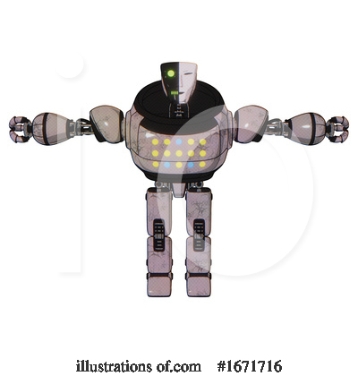 Royalty-Free (RF) Robot Clipart Illustration by Leo Blanchette - Stock Sample #1671716