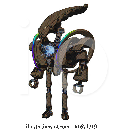 Royalty-Free (RF) Robot Clipart Illustration by Leo Blanchette - Stock Sample #1671719