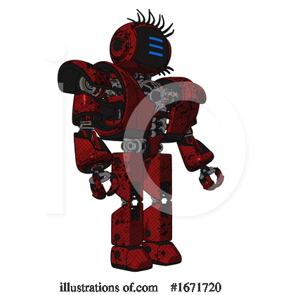 Royalty-Free (RF) Robot Clipart Illustration by Leo Blanchette - Stock Sample #1671720