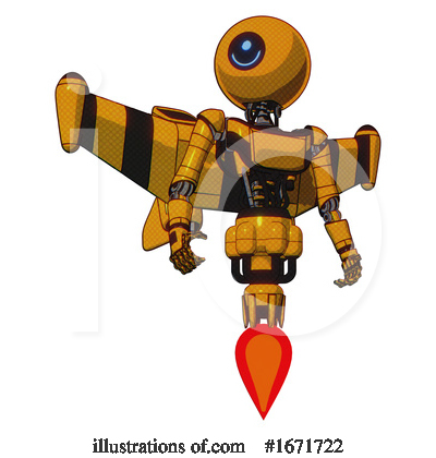 Royalty-Free (RF) Robot Clipart Illustration by Leo Blanchette - Stock Sample #1671722