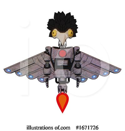 Royalty-Free (RF) Robot Clipart Illustration by Leo Blanchette - Stock Sample #1671726