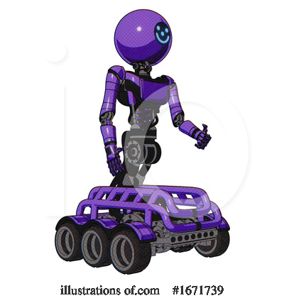 Royalty-Free (RF) Robot Clipart Illustration by Leo Blanchette - Stock Sample #1671739