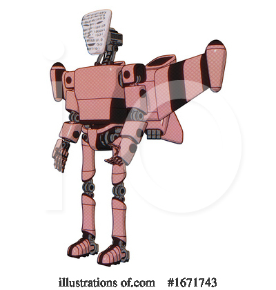 Royalty-Free (RF) Robot Clipart Illustration by Leo Blanchette - Stock Sample #1671743