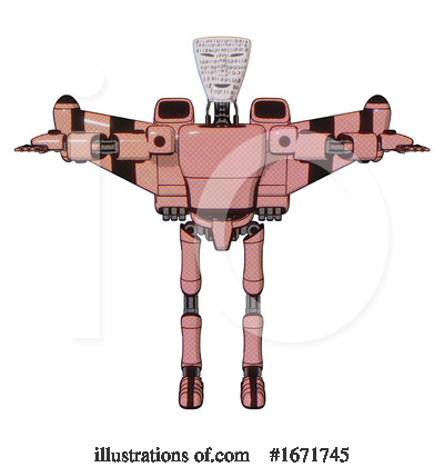 Royalty-Free (RF) Robot Clipart Illustration by Leo Blanchette - Stock Sample #1671745