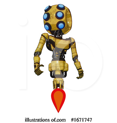 Royalty-Free (RF) Robot Clipart Illustration by Leo Blanchette - Stock Sample #1671747