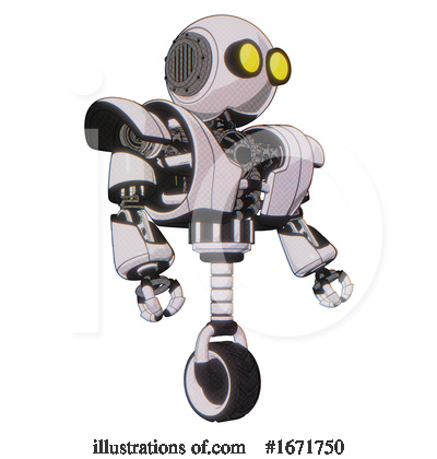 Royalty-Free (RF) Robot Clipart Illustration by Leo Blanchette - Stock Sample #1671750