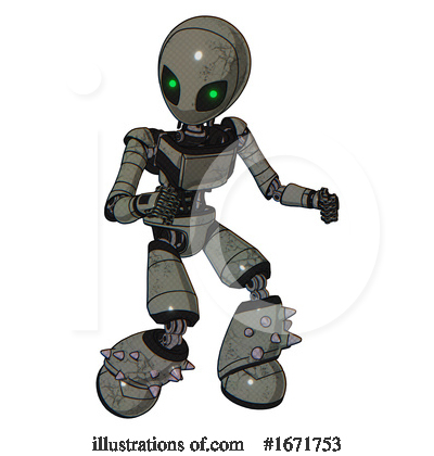 Royalty-Free (RF) Robot Clipart Illustration by Leo Blanchette - Stock Sample #1671753