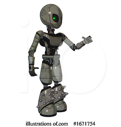 Royalty-Free (RF) Robot Clipart Illustration by Leo Blanchette - Stock Sample #1671754