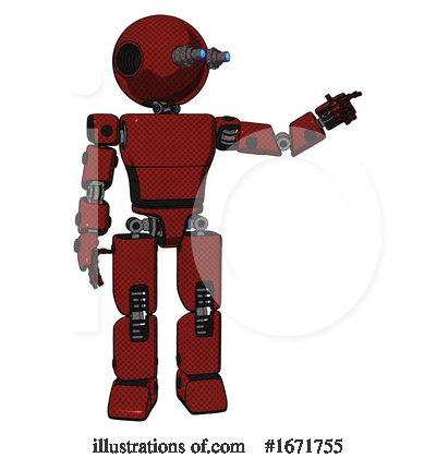 Royalty-Free (RF) Robot Clipart Illustration by Leo Blanchette - Stock Sample #1671755