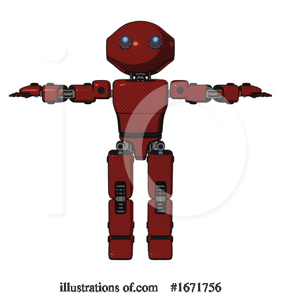 Royalty-Free (RF) Robot Clipart Illustration by Leo Blanchette - Stock Sample #1671756