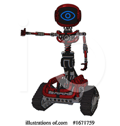 Royalty-Free (RF) Robot Clipart Illustration by Leo Blanchette - Stock Sample #1671759