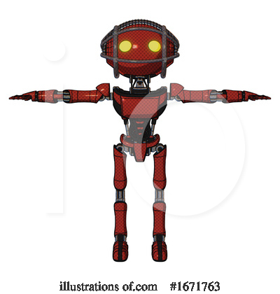 Royalty-Free (RF) Robot Clipart Illustration by Leo Blanchette - Stock Sample #1671763