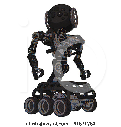 Royalty-Free (RF) Robot Clipart Illustration by Leo Blanchette - Stock Sample #1671764