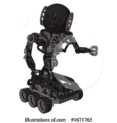 Royalty-Free (RF) Robot Clipart Illustration by Leo Blanchette - Stock Sample #1671765