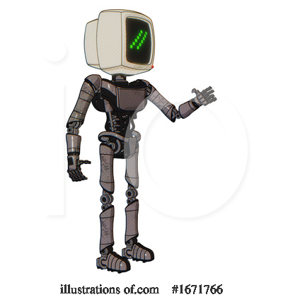 Royalty-Free (RF) Robot Clipart Illustration by Leo Blanchette - Stock Sample #1671766