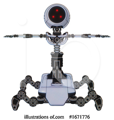Royalty-Free (RF) Robot Clipart Illustration by Leo Blanchette - Stock Sample #1671776