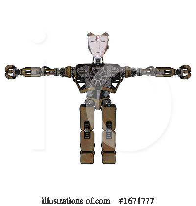 Royalty-Free (RF) Robot Clipart Illustration by Leo Blanchette - Stock Sample #1671777