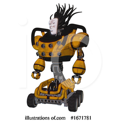 Royalty-Free (RF) Robot Clipart Illustration by Leo Blanchette - Stock Sample #1671781
