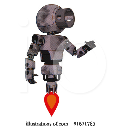 Royalty-Free (RF) Robot Clipart Illustration by Leo Blanchette - Stock Sample #1671785