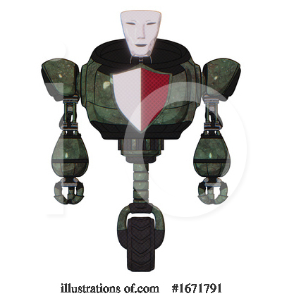 Royalty-Free (RF) Robot Clipart Illustration by Leo Blanchette - Stock Sample #1671791
