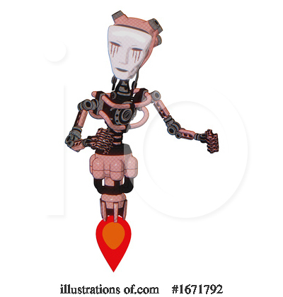 Royalty-Free (RF) Robot Clipart Illustration by Leo Blanchette - Stock Sample #1671792