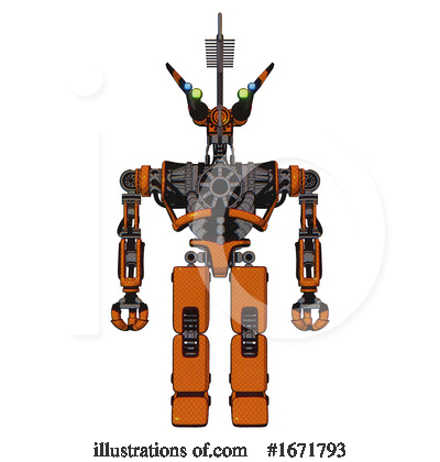 Royalty-Free (RF) Robot Clipart Illustration by Leo Blanchette - Stock Sample #1671793