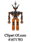 Robot Clipart #1671793 by Leo Blanchette