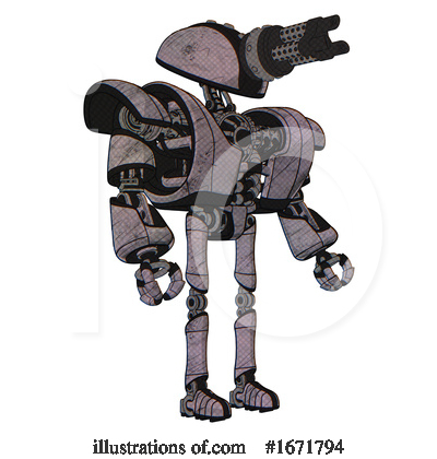 Royalty-Free (RF) Robot Clipart Illustration by Leo Blanchette - Stock Sample #1671794