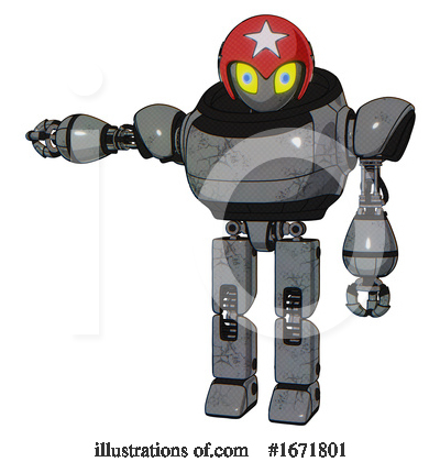 Royalty-Free (RF) Robot Clipart Illustration by Leo Blanchette - Stock Sample #1671801