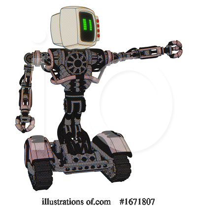 Royalty-Free (RF) Robot Clipart Illustration by Leo Blanchette - Stock Sample #1671807
