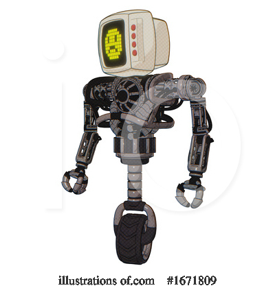 Royalty-Free (RF) Robot Clipart Illustration by Leo Blanchette - Stock Sample #1671809