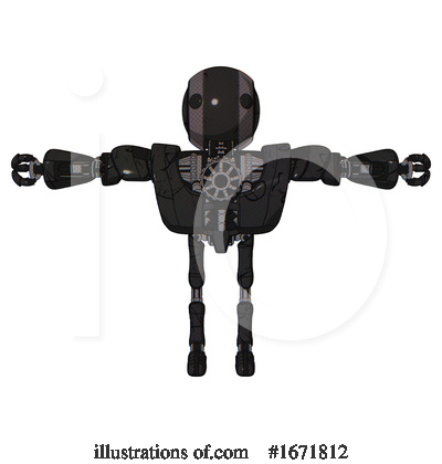 Royalty-Free (RF) Robot Clipart Illustration by Leo Blanchette - Stock Sample #1671812