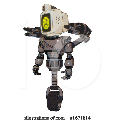 Royalty-Free (RF) Robot Clipart Illustration by Leo Blanchette - Stock Sample #1671814