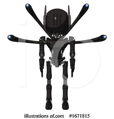 Royalty-Free (RF) Robot Clipart Illustration by Leo Blanchette - Stock Sample #1671815