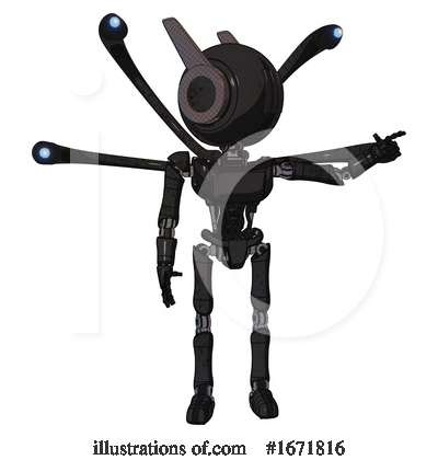 Royalty-Free (RF) Robot Clipart Illustration by Leo Blanchette - Stock Sample #1671816