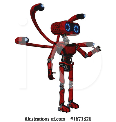 Royalty-Free (RF) Robot Clipart Illustration by Leo Blanchette - Stock Sample #1671820