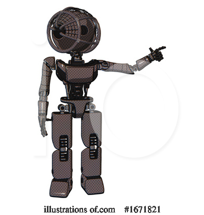 Royalty-Free (RF) Robot Clipart Illustration by Leo Blanchette - Stock Sample #1671821