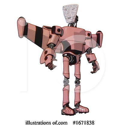 Royalty-Free (RF) Robot Clipart Illustration by Leo Blanchette - Stock Sample #1671838