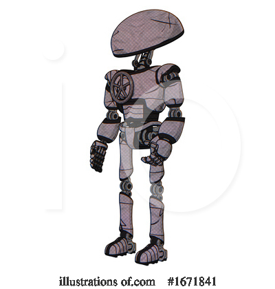 Royalty-Free (RF) Robot Clipart Illustration by Leo Blanchette - Stock Sample #1671841