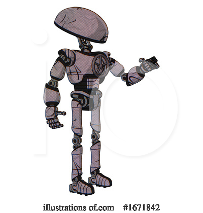 Royalty-Free (RF) Robot Clipart Illustration by Leo Blanchette - Stock Sample #1671842