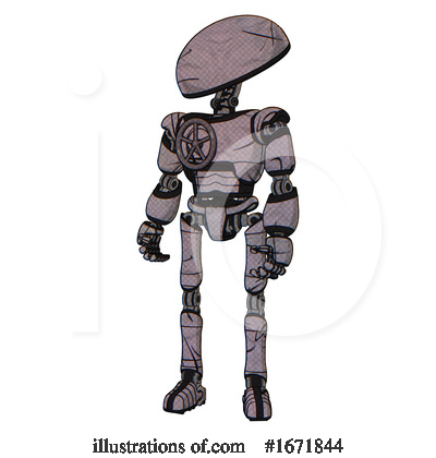 Royalty-Free (RF) Robot Clipart Illustration by Leo Blanchette - Stock Sample #1671844