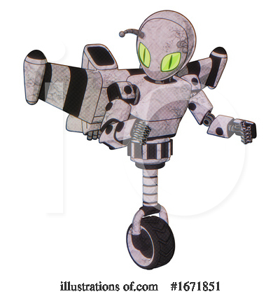 Royalty-Free (RF) Robot Clipart Illustration by Leo Blanchette - Stock Sample #1671851