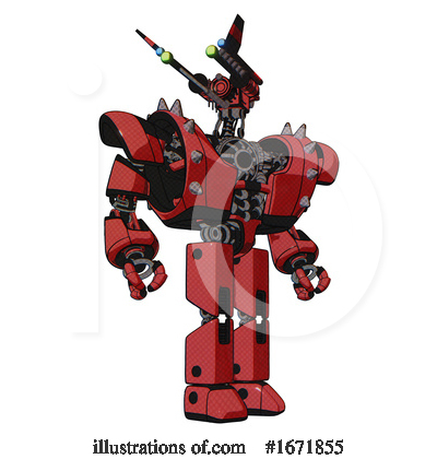 Royalty-Free (RF) Robot Clipart Illustration by Leo Blanchette - Stock Sample #1671855