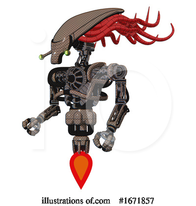 Royalty-Free (RF) Robot Clipart Illustration by Leo Blanchette - Stock Sample #1671857