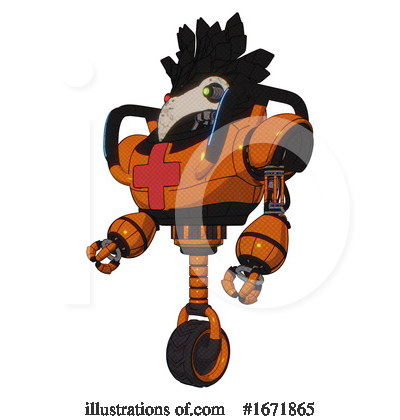 Royalty-Free (RF) Robot Clipart Illustration by Leo Blanchette - Stock Sample #1671865
