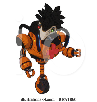 Royalty-Free (RF) Robot Clipart Illustration by Leo Blanchette - Stock Sample #1671866