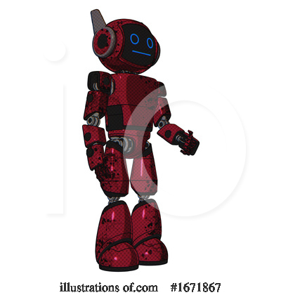 Royalty-Free (RF) Robot Clipart Illustration by Leo Blanchette - Stock Sample #1671867